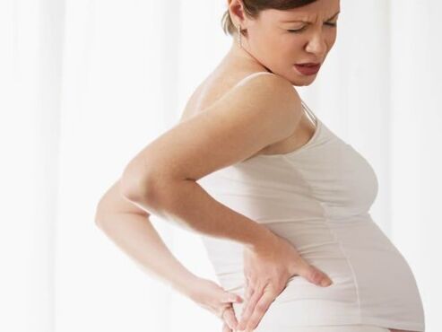 Réckschmerzen während der Schwangerschaft