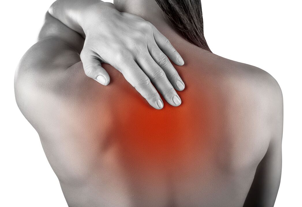 Réckschmerzen wéinst Osteochondrose